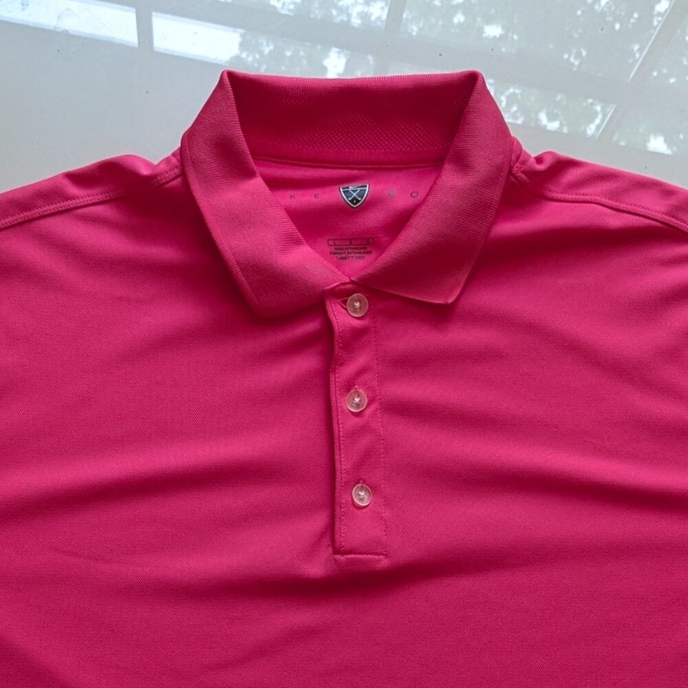 Nike Golf  FIT DRY Men's‎ Pink Polo Size L Large